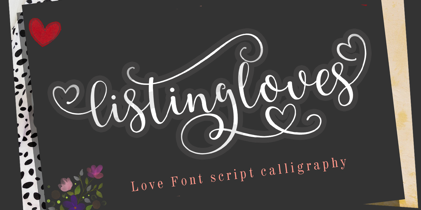 Example font Listingloves #1